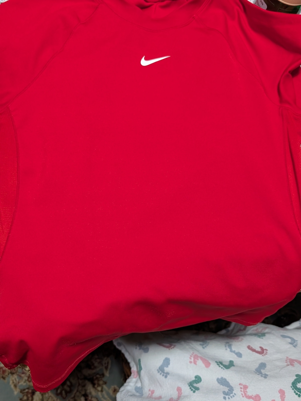 Nike Red Dri-FIT Athletic Top